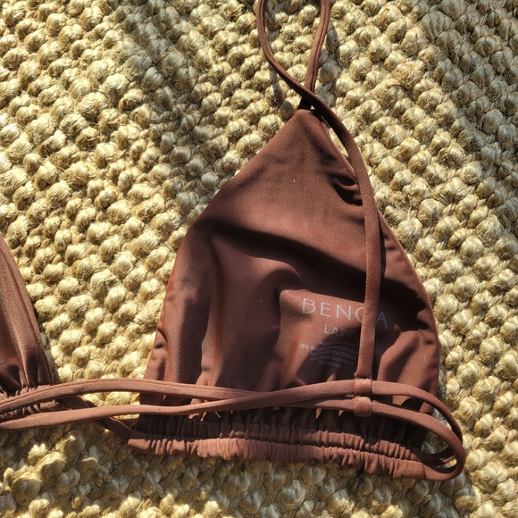 Benoa Swim Siena Bikini Top in Cacao Brown - Picture 5 of 7
